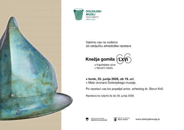 Javno vodstvo po razstavi Knežja gomila LXVI s Kapiteljske njive v Novem mestu